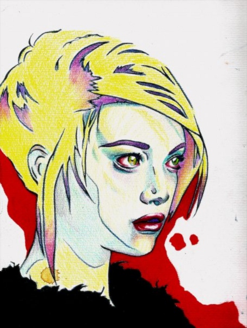 illustration of model gemma ward